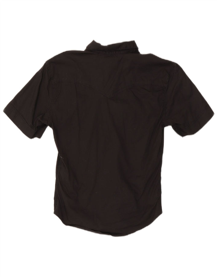 Levi's Chemise Slim Fit à Manches Courtes Homme Petit Noir Coton
