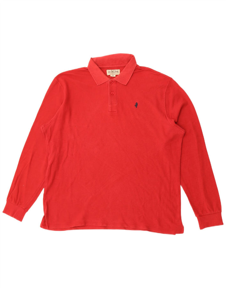 Marlboro Classics Polo à manches longues pour homme XL Rouge