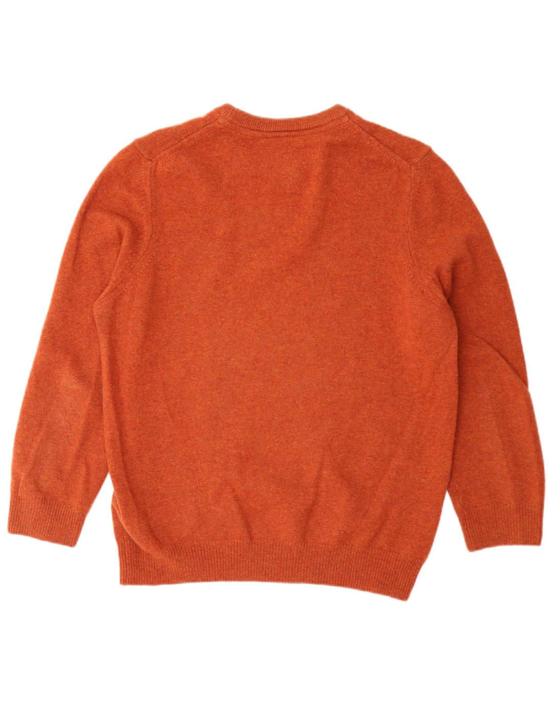 Lyle & Scott Pull ample à col rond pour homme Orange moyen