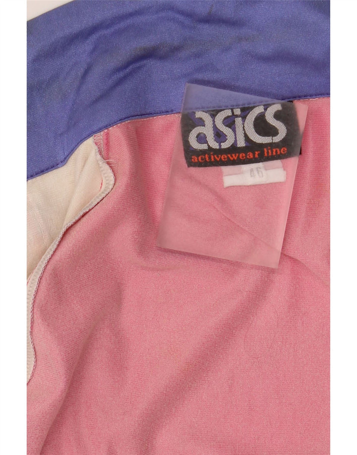 ASICS Veste de survêtement graphique pour femme IT 46 Large Rose Colourblock