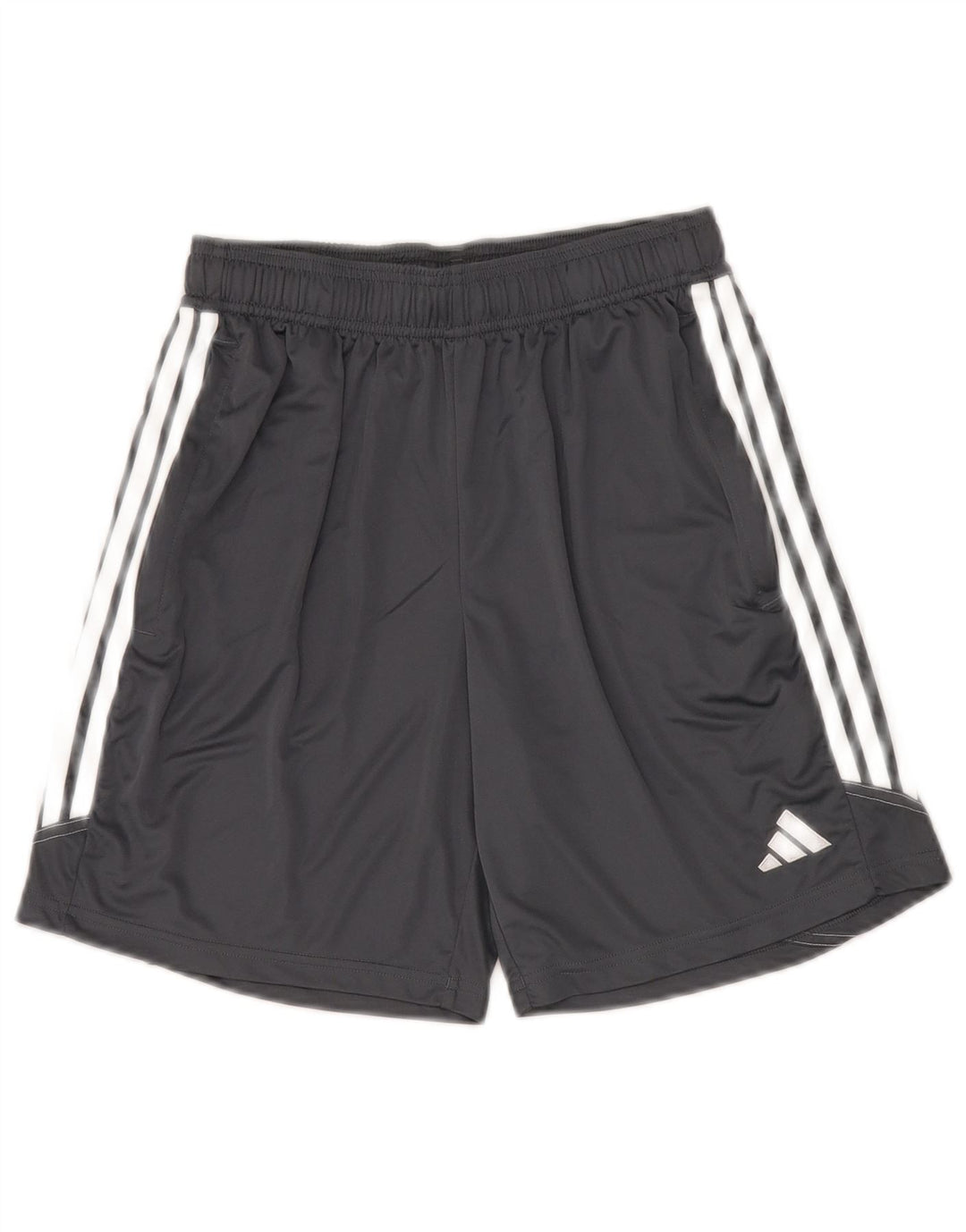 Adidas Short de Sport Aeroready Garçon 15-16 Ans Gris Polyester