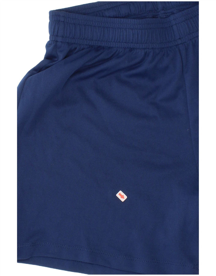 Umbro Short de Sport Garçon 11-12 Ans Large Bleu Marine Polyester