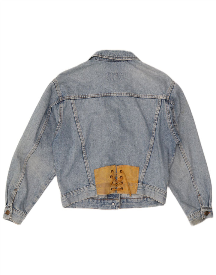 ROSEMARY Veste en jean courte pour femme UK 14 Coton bleu moyen