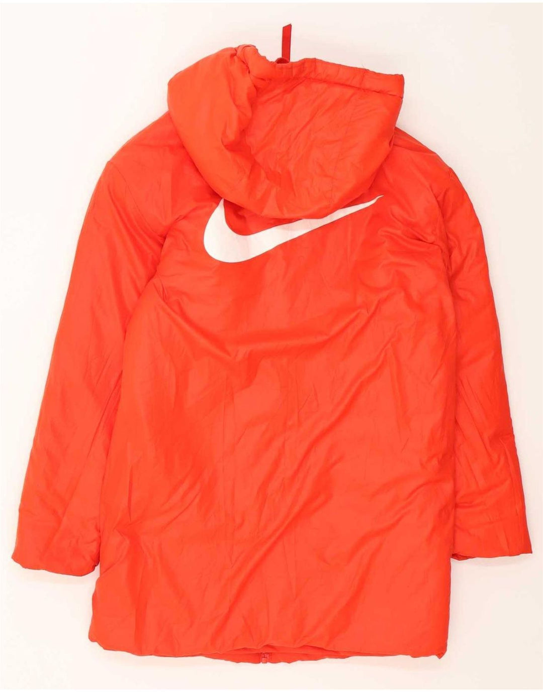 Nike Manteau matelassé réversible surdimensionné pour femme UK 10 Petit Orange
