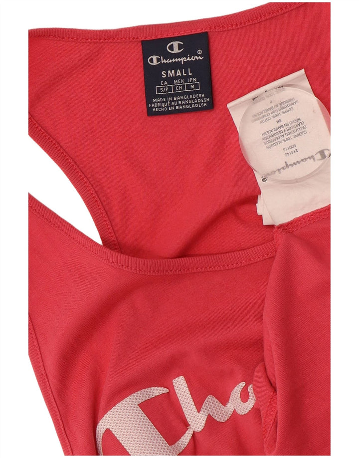 CHAMPION Débardeur Graphique Homme Petit Rose Coton