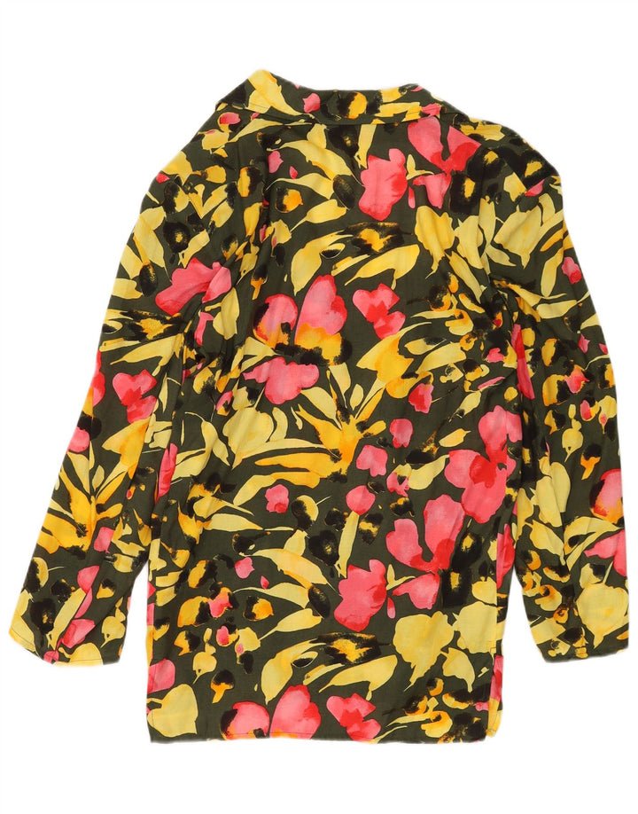 Prisma Veste Blazer 2 Boutons Femme IT 40 Petit Floral Multicolore