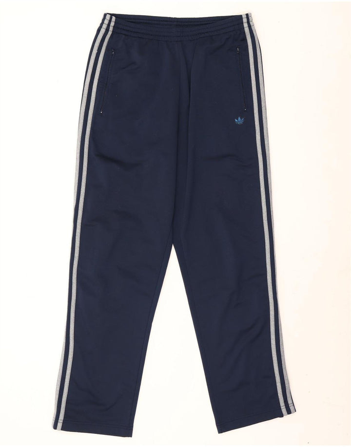 Adidas Pantalon de survêtement pour homme Bleu marine moyen Polyester