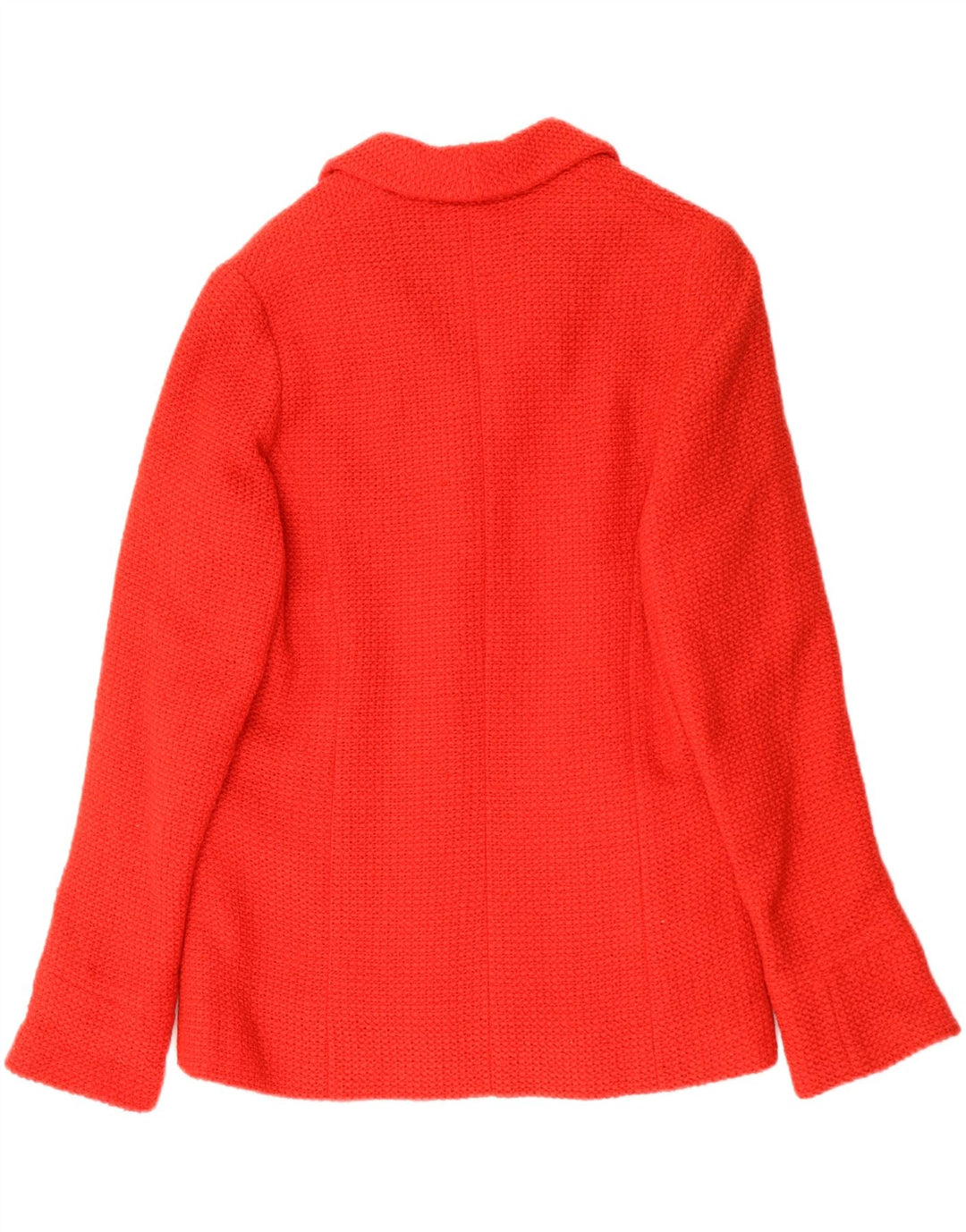 VINTAGE Femme 4 Bouton Blazer Veste UK 16 Grand Rouge