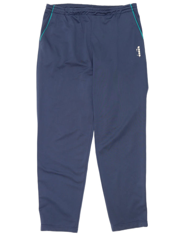 Diadora Pantalon de survêtement pour femme UK 22 3XL Bleu marine Polyester