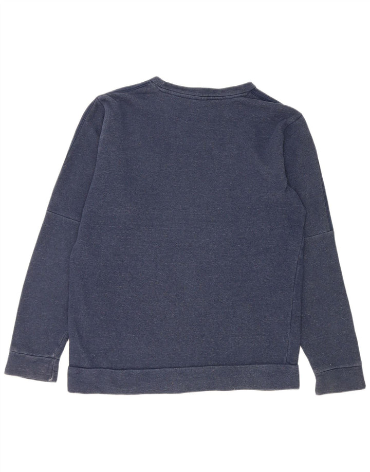 Adidas Sweat-Shirt Homme Bleu Marine Moyen Coton