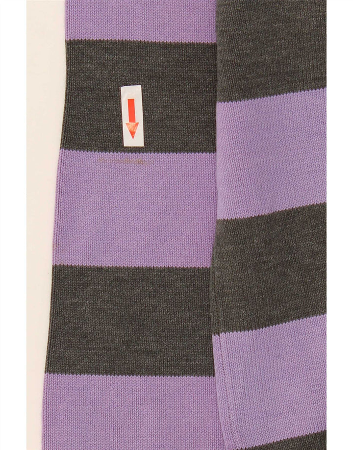 Jack & Jones Pull Col V Homme Rayé Violet Moyen