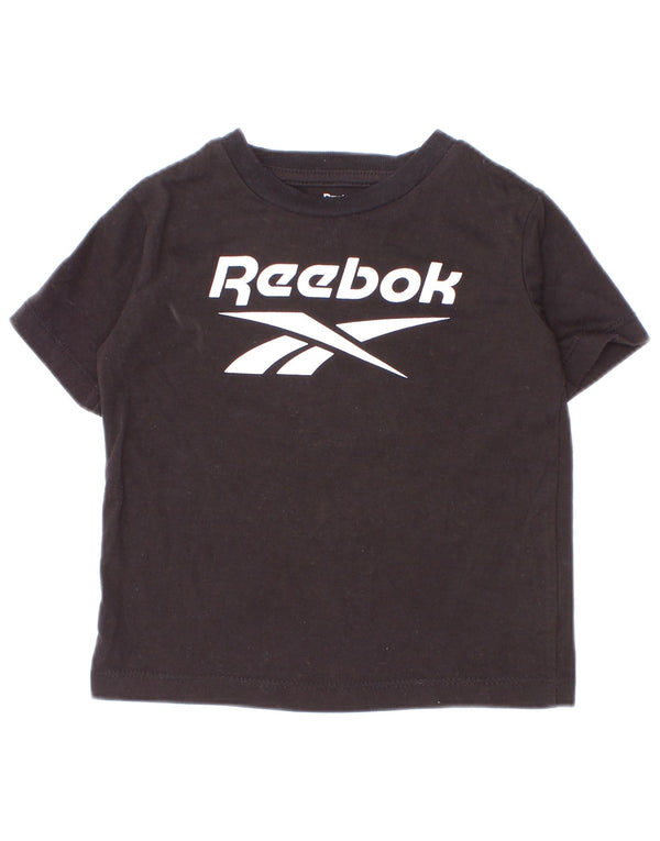 Reebok T-shirt graphique bébé garçon 12-18 mois noir coton