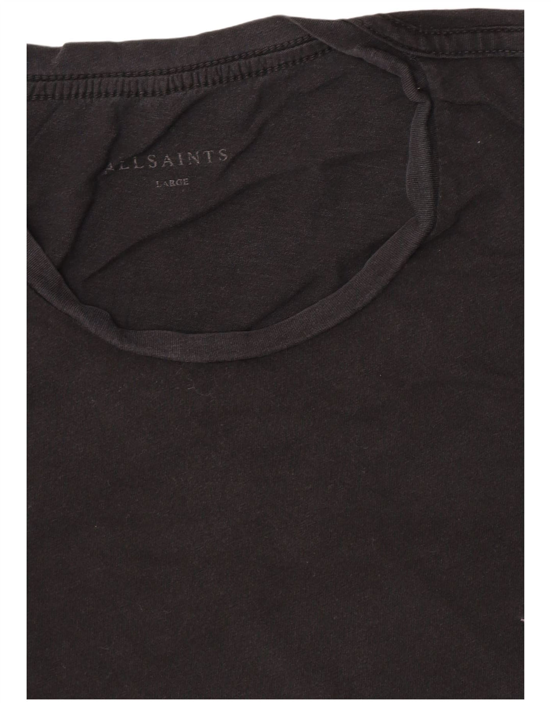 All Saints T-Shirt Femme UK 16 Large Noir