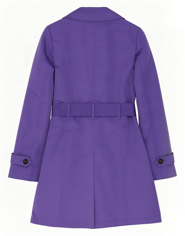 Marks & Spencer Trench-Coat Femme UK 12 Violet Moyen Polyester