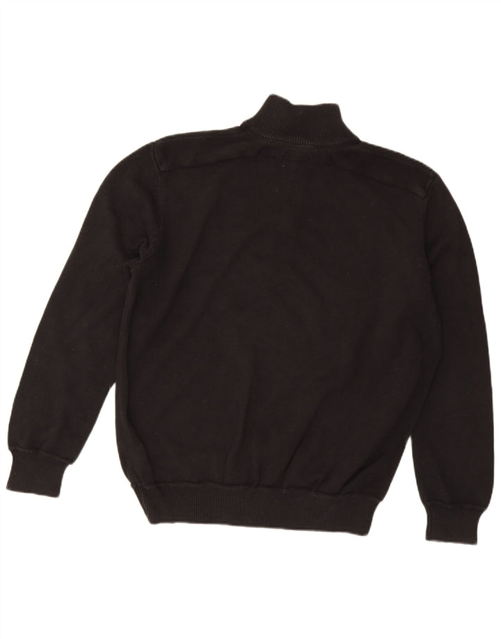 Wrangler Pull col zippé pour homme XL en coton noir
