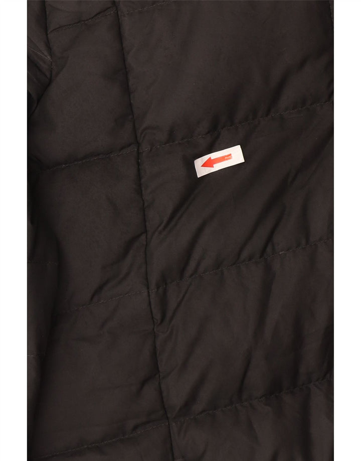 Nike Veste matelassée à capuche pour femme UK 12 Gris moyen