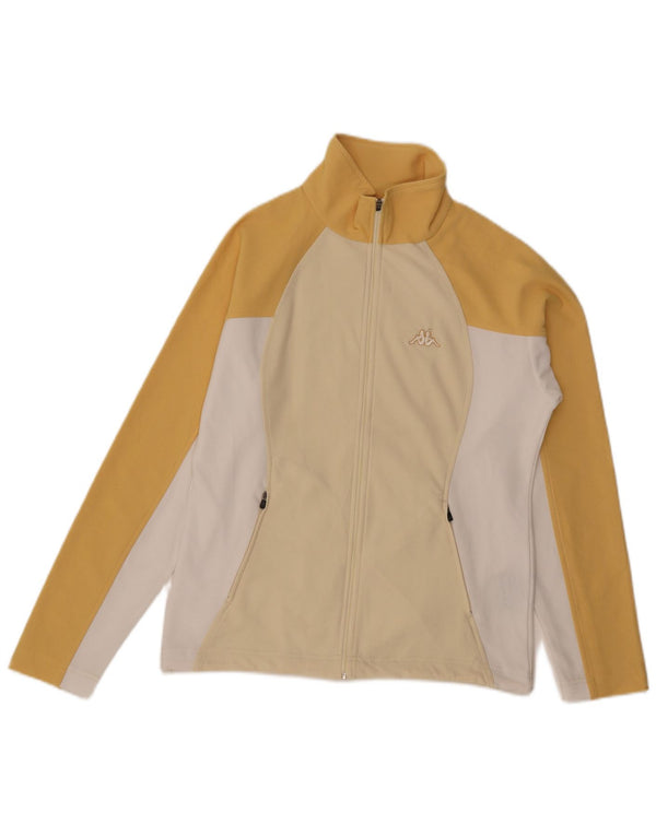 Kappa Survêtement complet pour femme UK 14 Polyester jaune moyen colour block