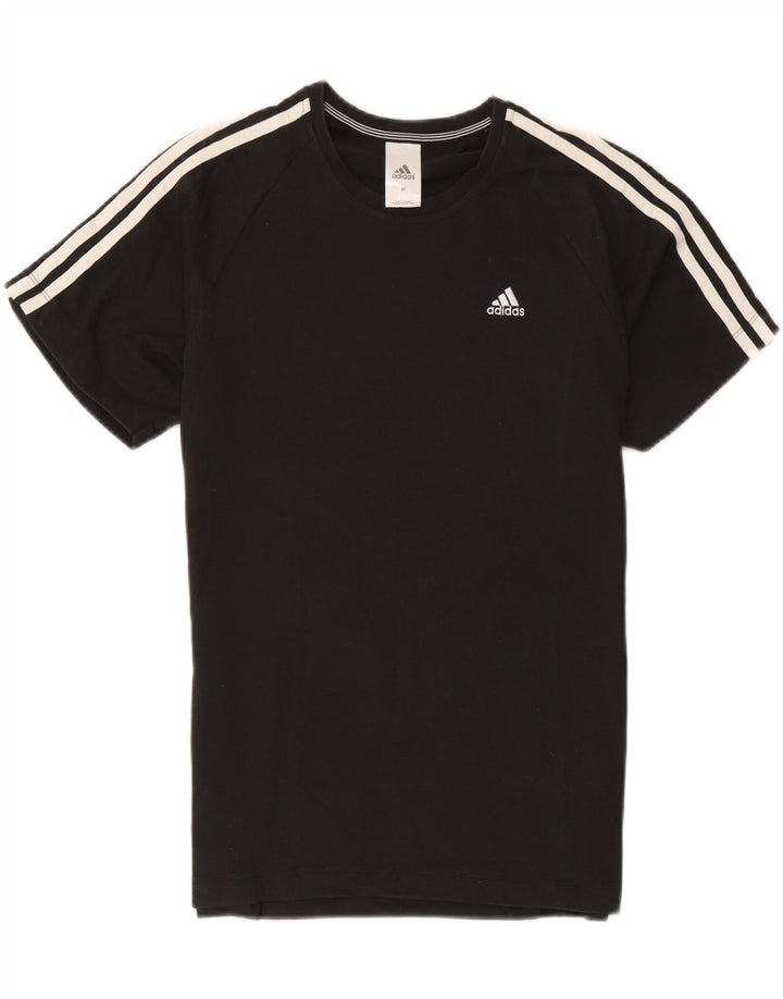 T-shirt pour hommes Adidas Climalite Medium Noir en coton