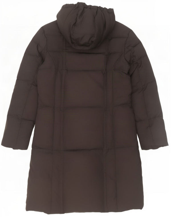 Fila Manteau rembourré à capuche pour femme UK 12 Medium Noir Polyester