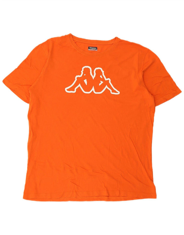 Kappa T-shirt graphique pour homme 2XL Orange
