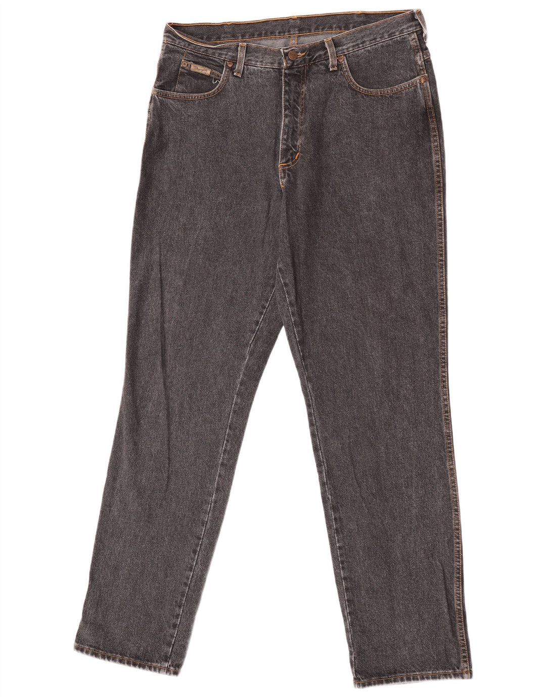 Wrangler Jean Droit Alaska W36 L34 Homme Gris Coton