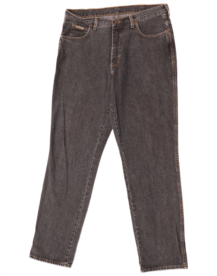 Wrangler Jean Droit Alaska W36 L34 Homme Gris Coton