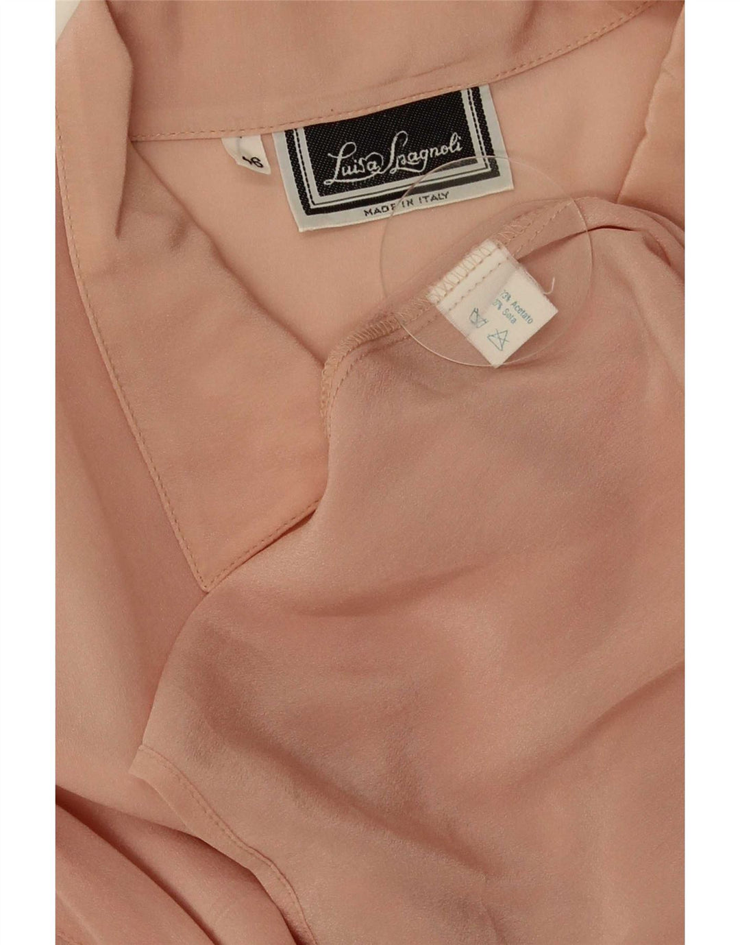Luisa Spagnoli Femme Chemisier IT 46 Large Rose Acétate