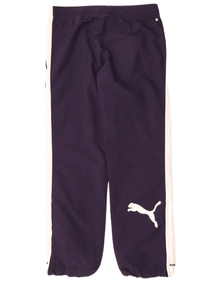 Puma Pantalon de Survêtement Joggers Homme Bleu Marine Moyen Colorblock Sports