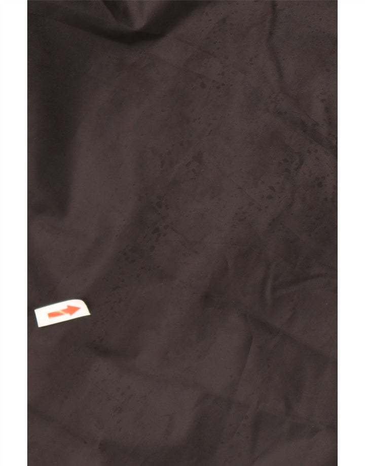 Asics Veste coupe-vent graphique pour hommes UK 40 Large Noir Polyester