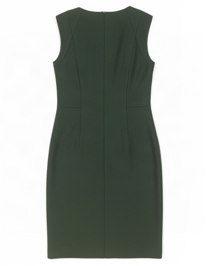 Hobbs Robe fourreau sans manches pour femme UK 42 Polyester vert moyen