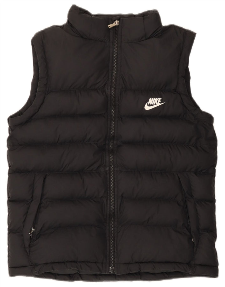 Nike Garçon Gilet Rembourré 13-14 ans XL Noir Polyester