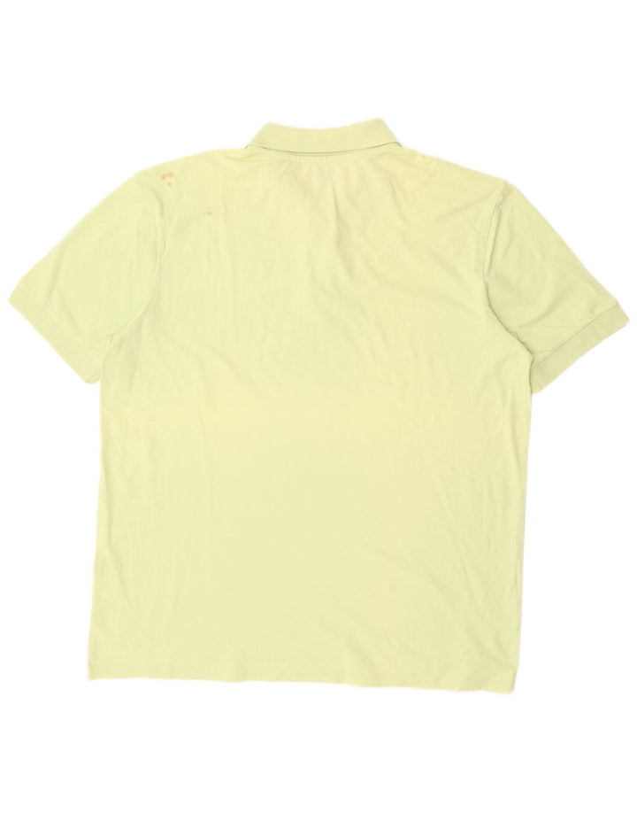 Kappa Polo Homme XL Jaune Coton