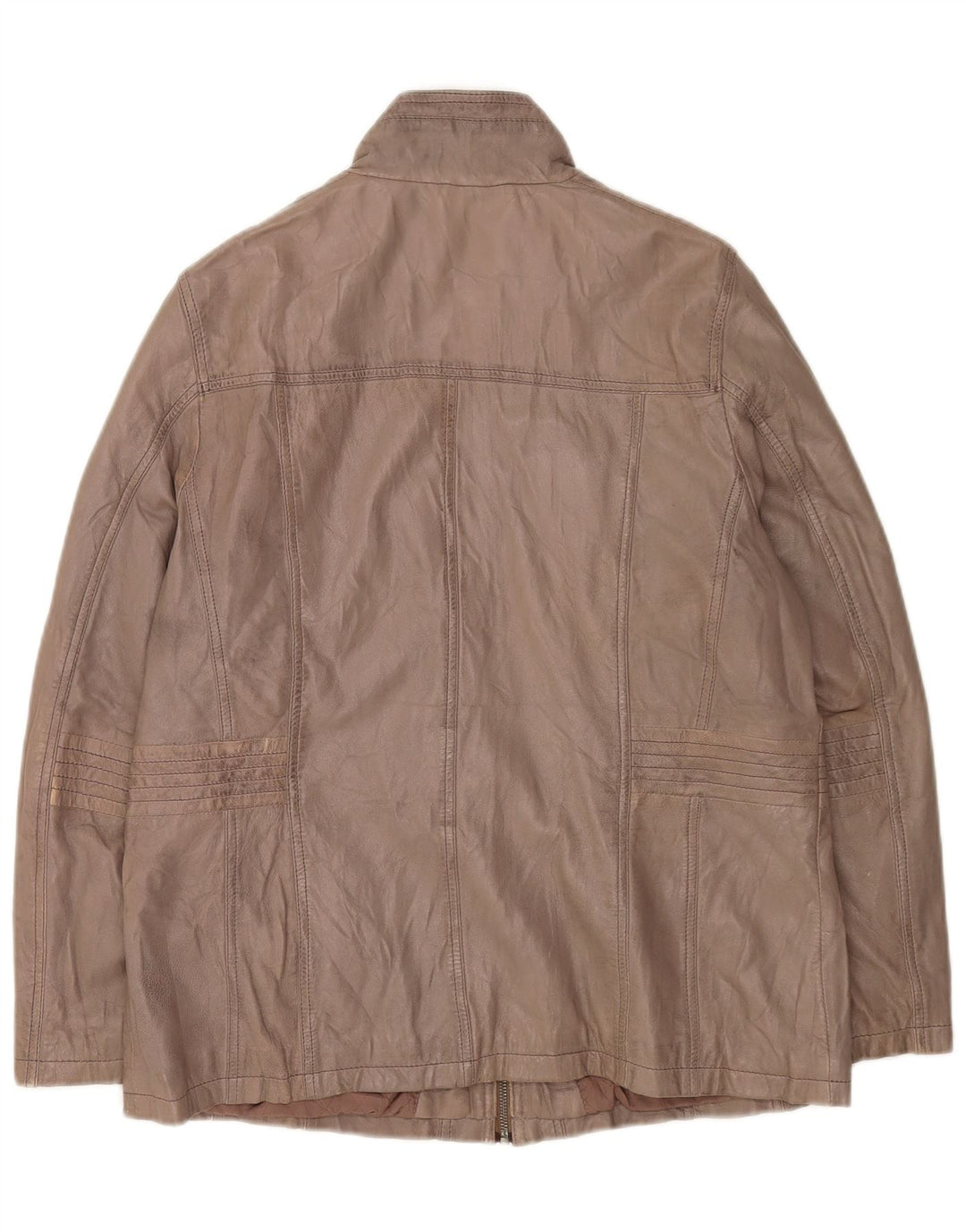 Veste en cuir homme vintage UK 38 Cuir gris moyen