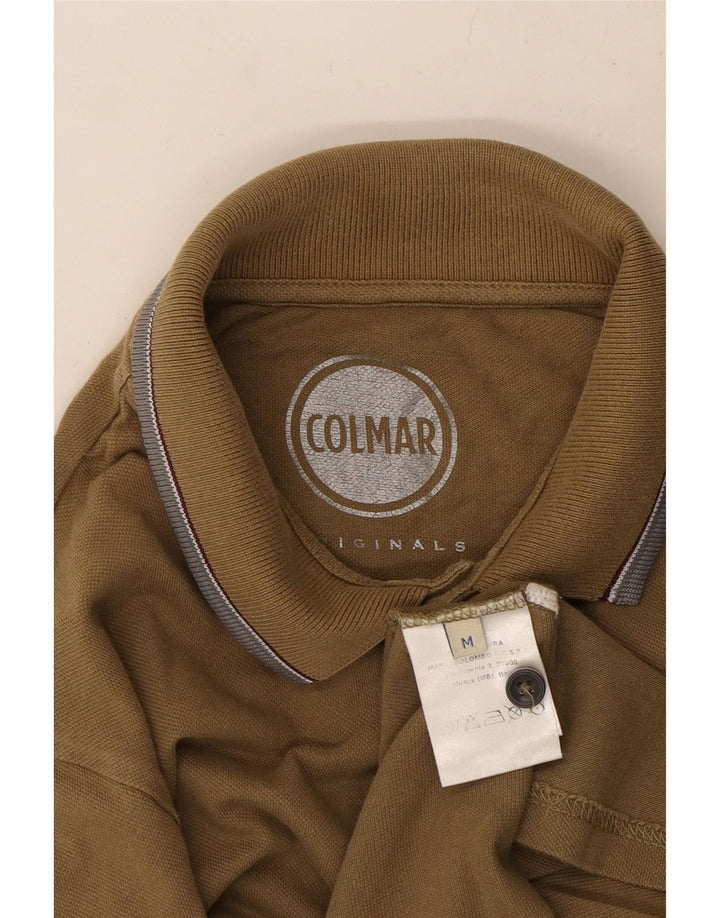Colmar Polo Graphique Coton Kaki Moyen Homme