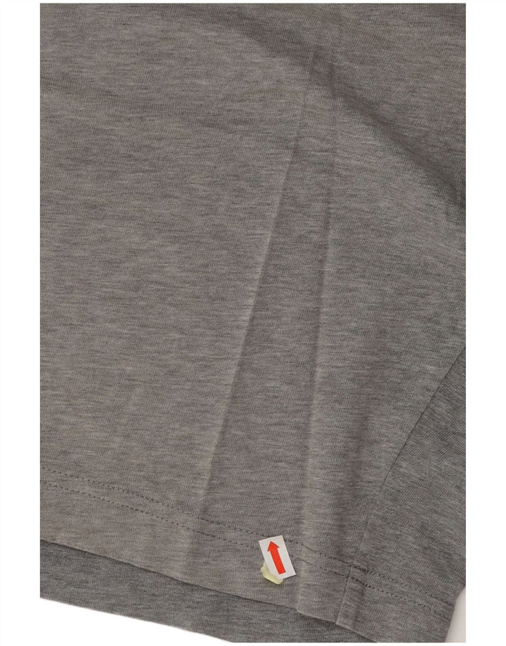 PUMA Short de Sport Homme Gris Moyen Coton