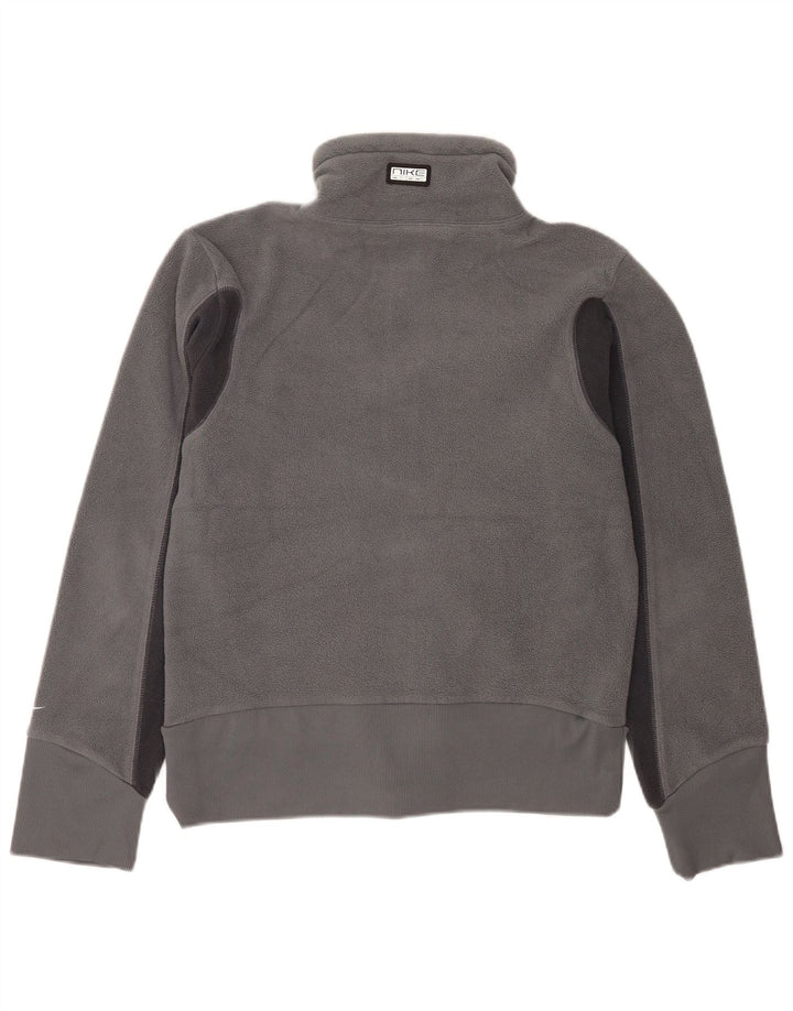 Nike Veste polaire pour homme UK 36/38 Petit Gris Polyester
