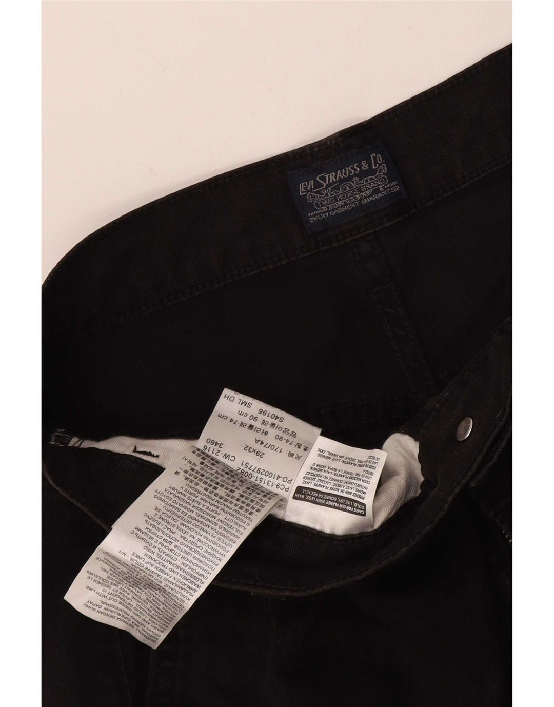 Levi's Jean Slim Femme W29 L32 Coton Noir