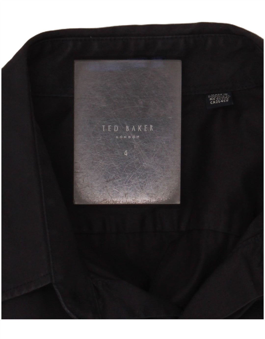 TED BAKER Chemise militaire pour homme Taille 4 Grand Bleu marine