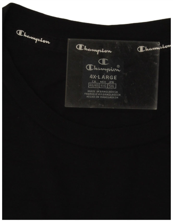 Champion T-Shirt Homme 4XL Bleu Marine