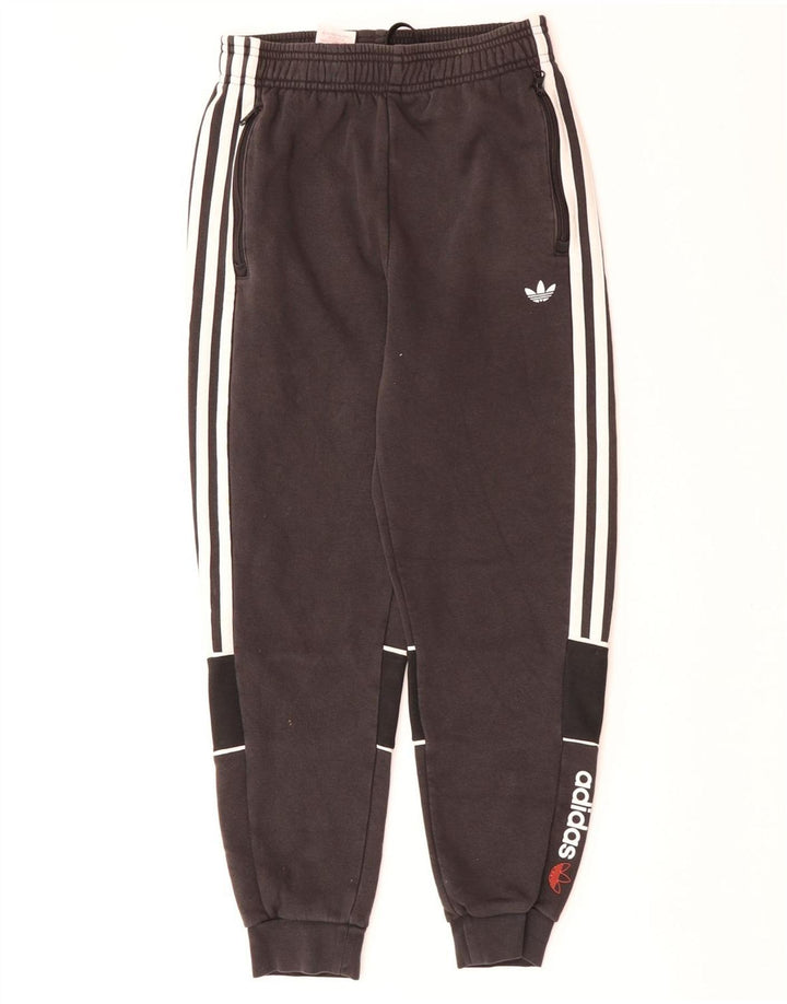 ADIDAS Pantalon de survêtement pour garçon 11-12 ans Noir Colourblock
