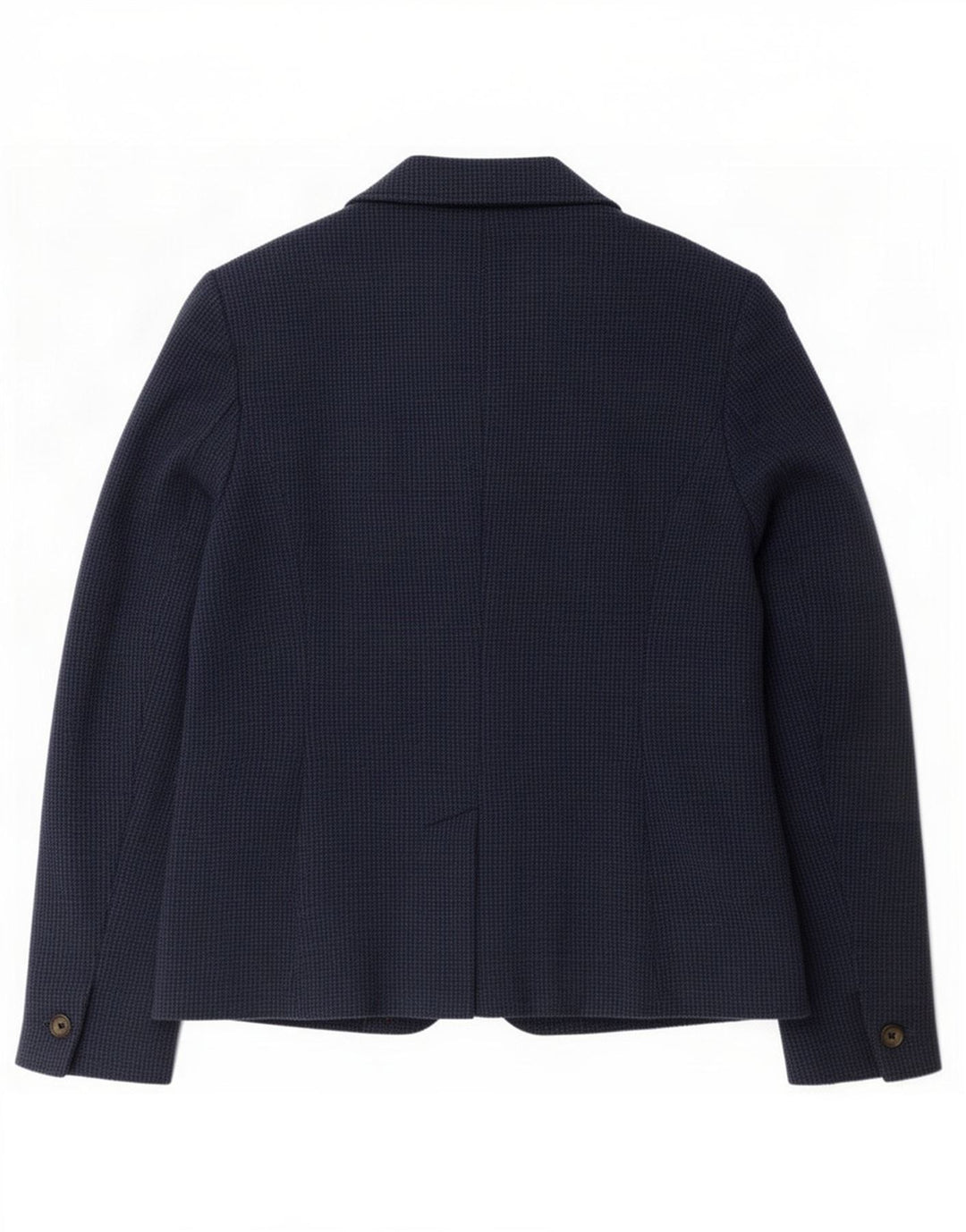 Joules Veste Blazer 2 Boutons Femme UK 14 Large Bleu Marine Pied-de-Poule