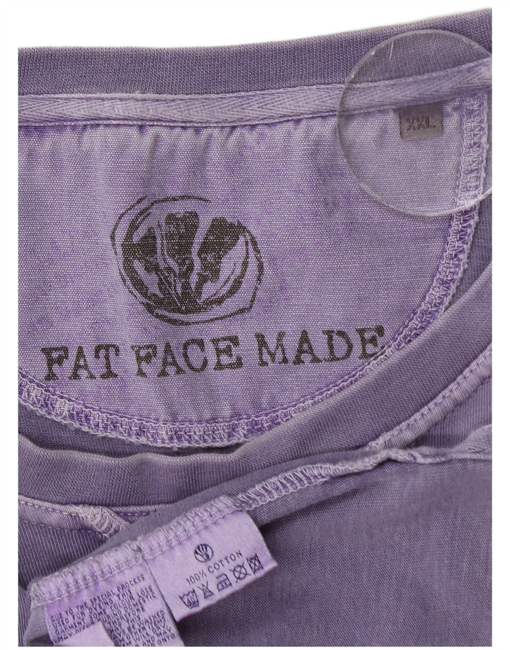 Fat Face Haut Homme Manches Longues 2XL Violet Coton
