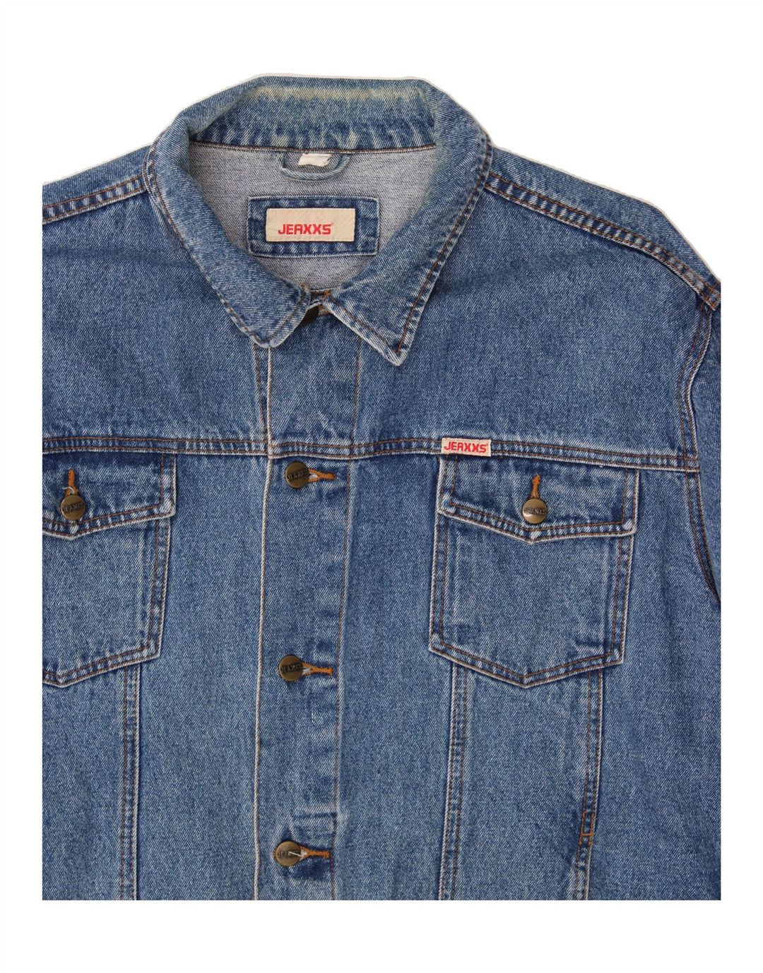 JEAXXS Veste en jean pour homme UK 46 3XL Bleu