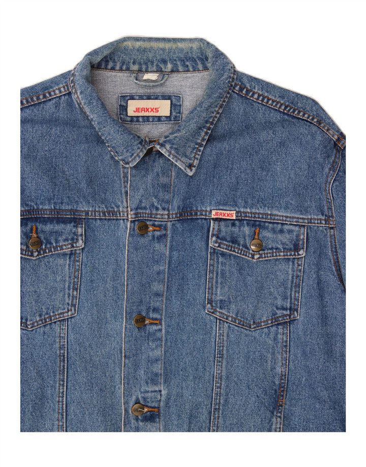 JEAXXS Veste en jean pour homme UK 46 3XL Bleu