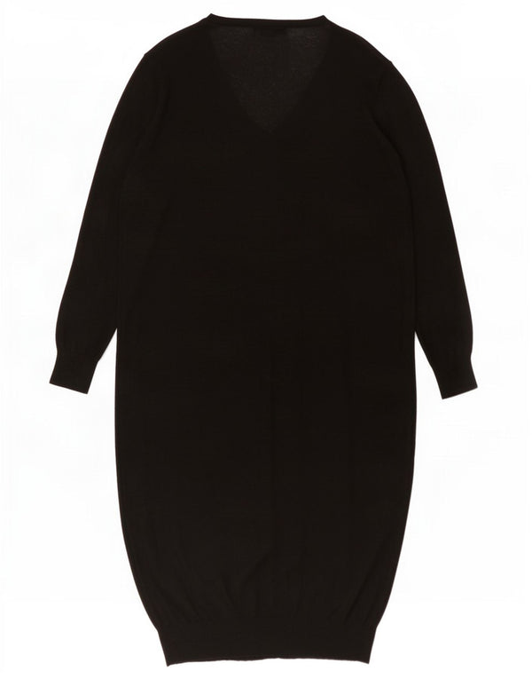 Zara Robe pull surdimensionnée pour femme UK 10 Small Noir