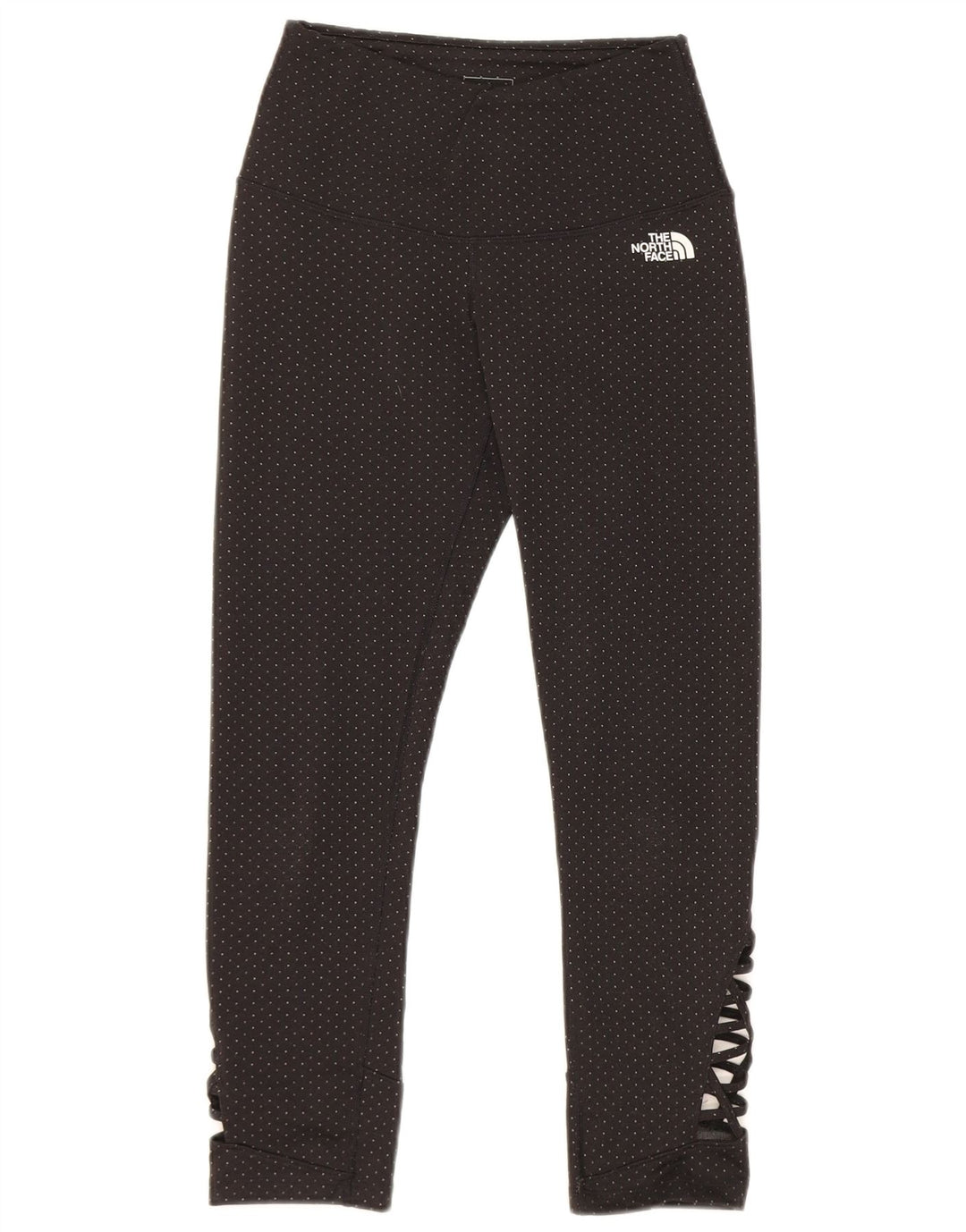 Legging court The North Face pour femme UK 8 petit polyester tacheté noir