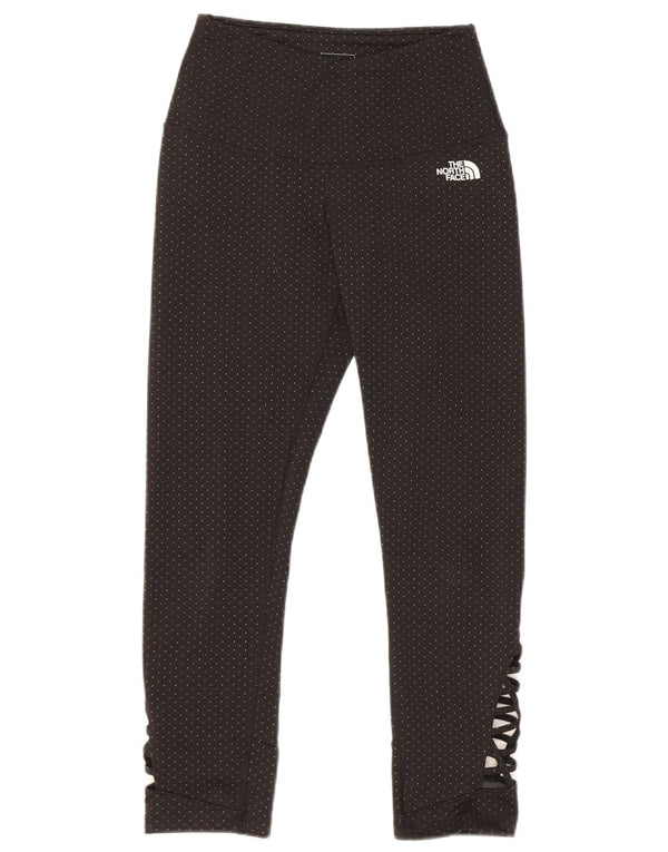 Legging court The North Face pour femme UK 8 petit polyester tacheté noir