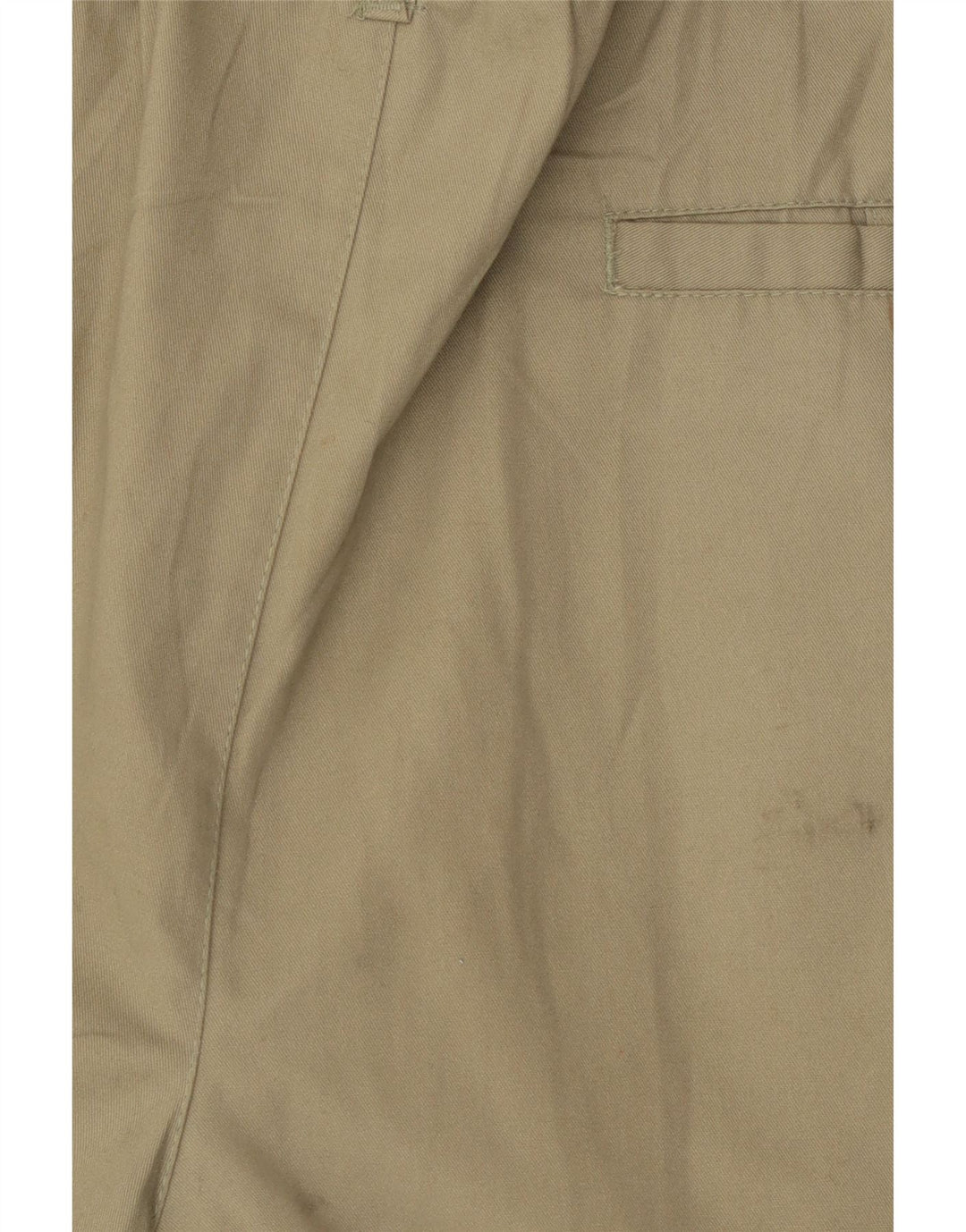 vintage Femme Pegged Chino Shorts IT 46 Grand W32 Kaki Polyester