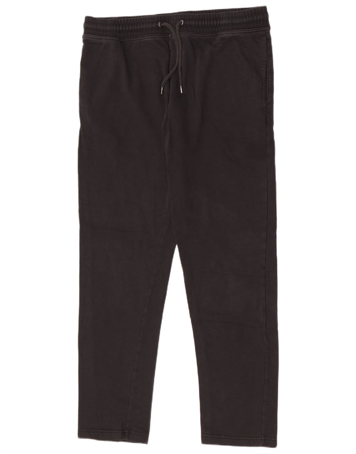 Marks & Spencer Pantalon de survêtement pour homme Large Noir Coton