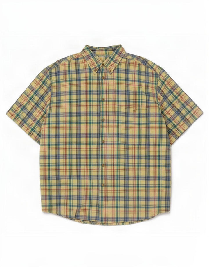 St. Bernard Chemise à Manches Courtes Homme Grand Carreau Multicolore Coton